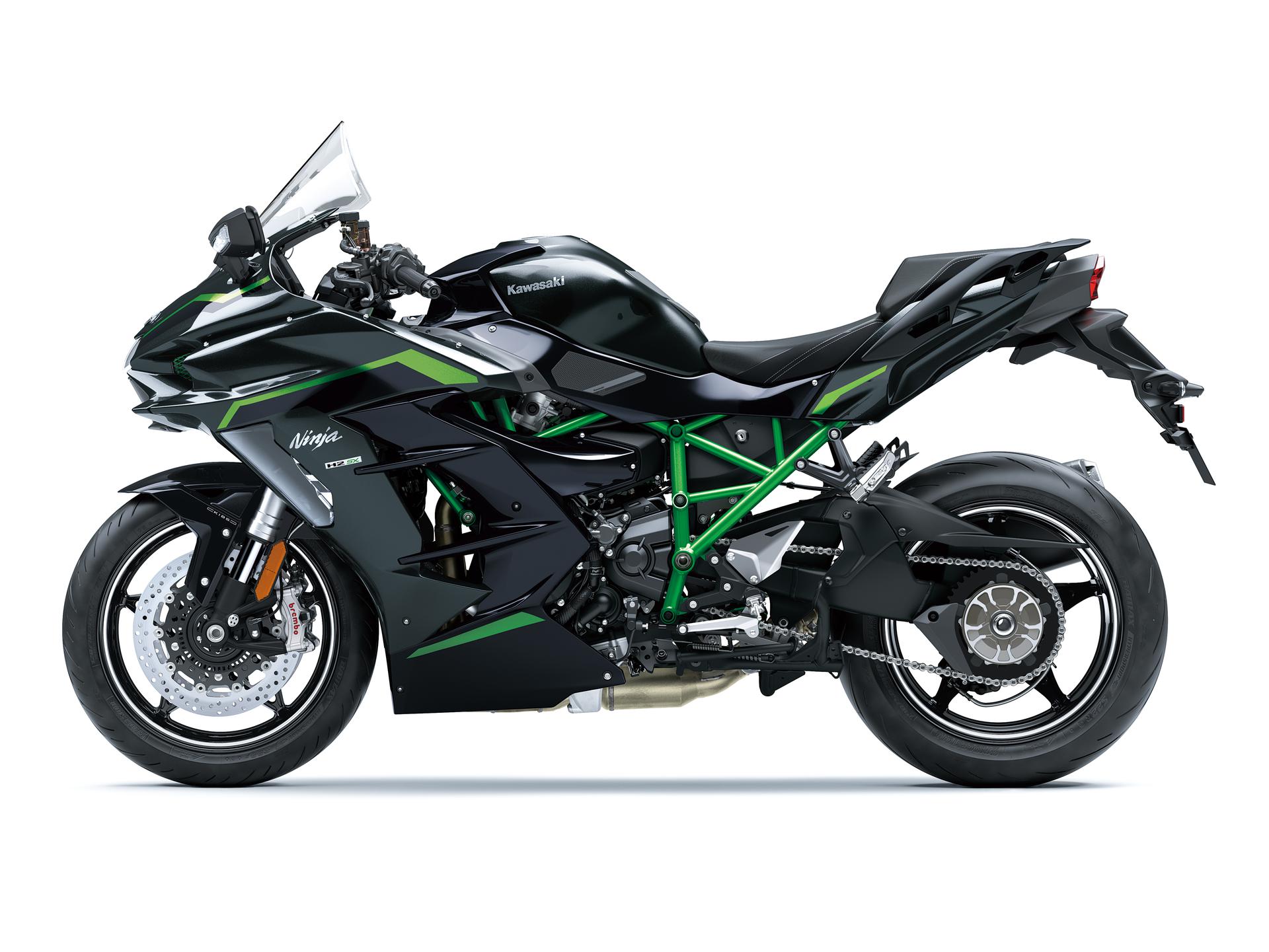 Ninja H2 SX SE 2026 — vista lateral izquierda
