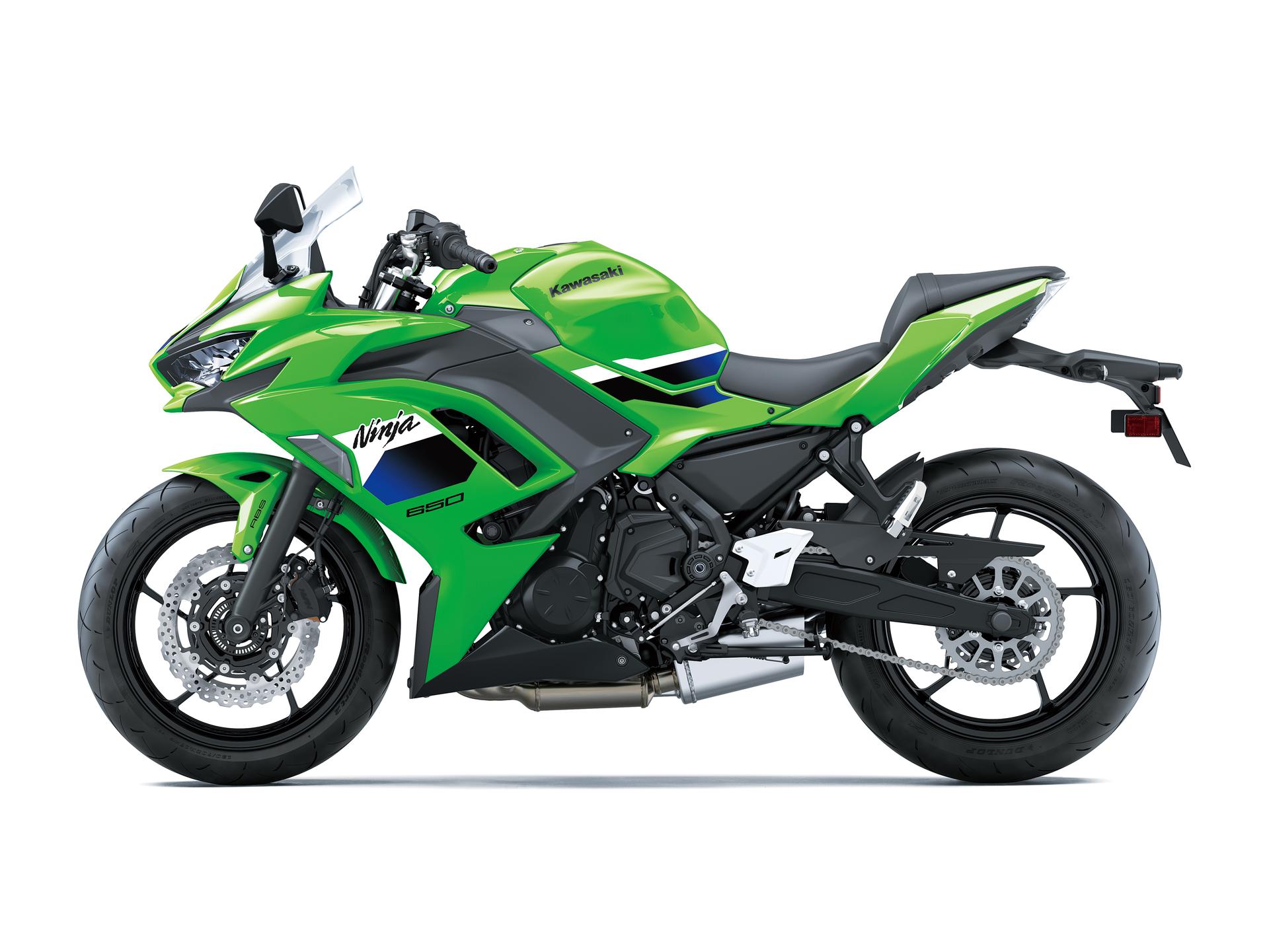 Ninja 650 2026 — vista lateral izquierda