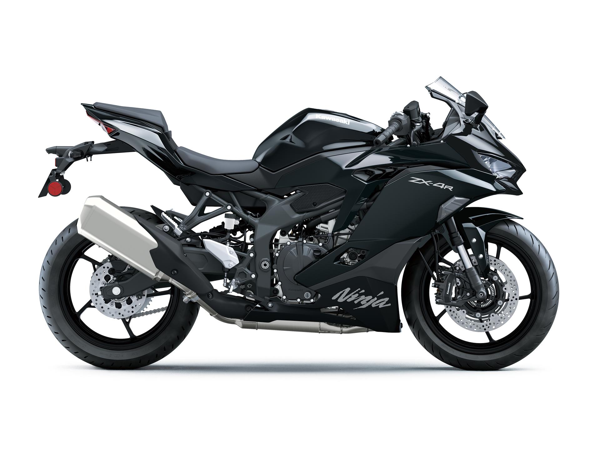 Ninja ZX-4R 2026 — vista lateral derecha