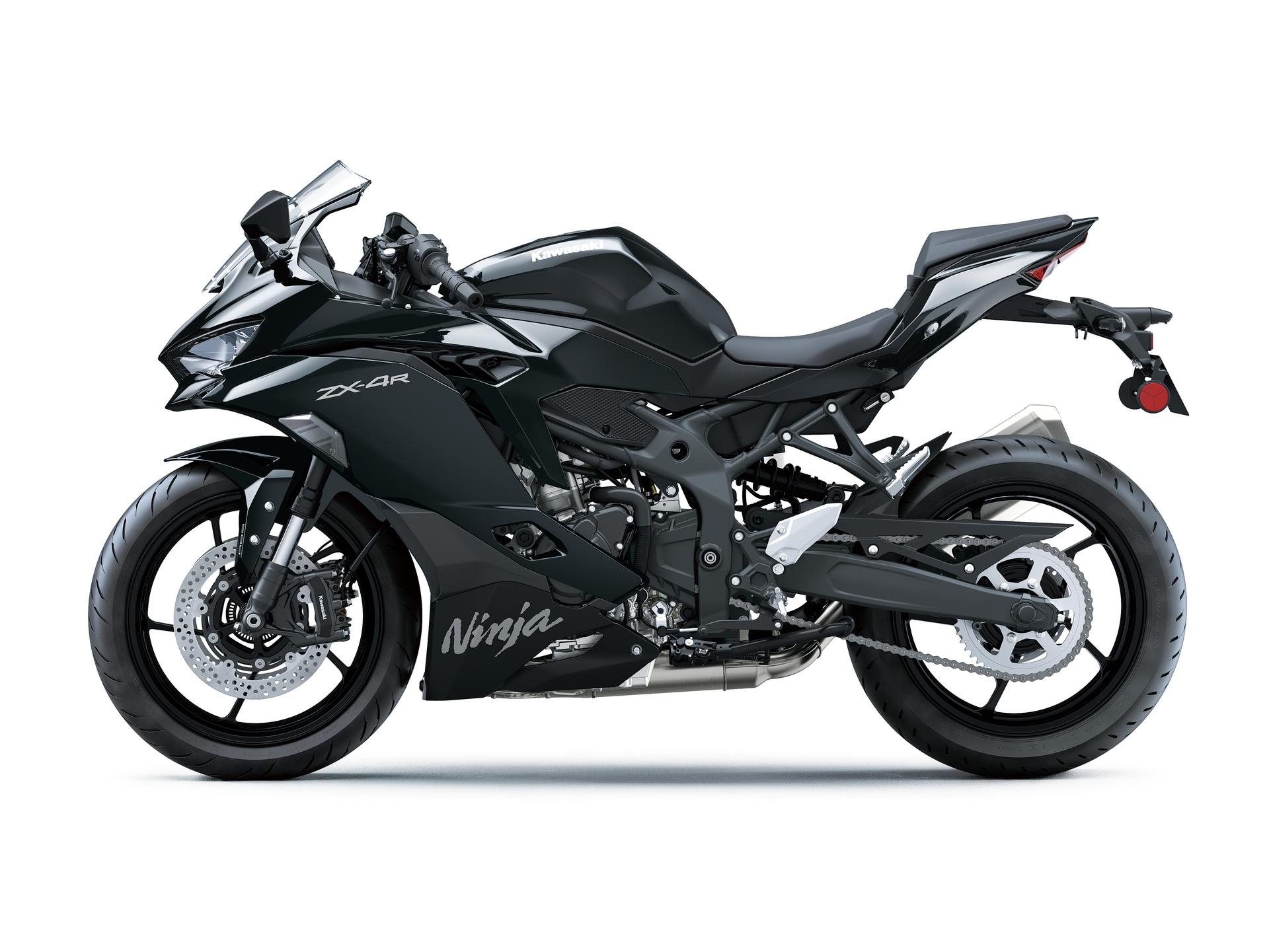 Ninja ZX-4R 2026 — vista lateral izquierda