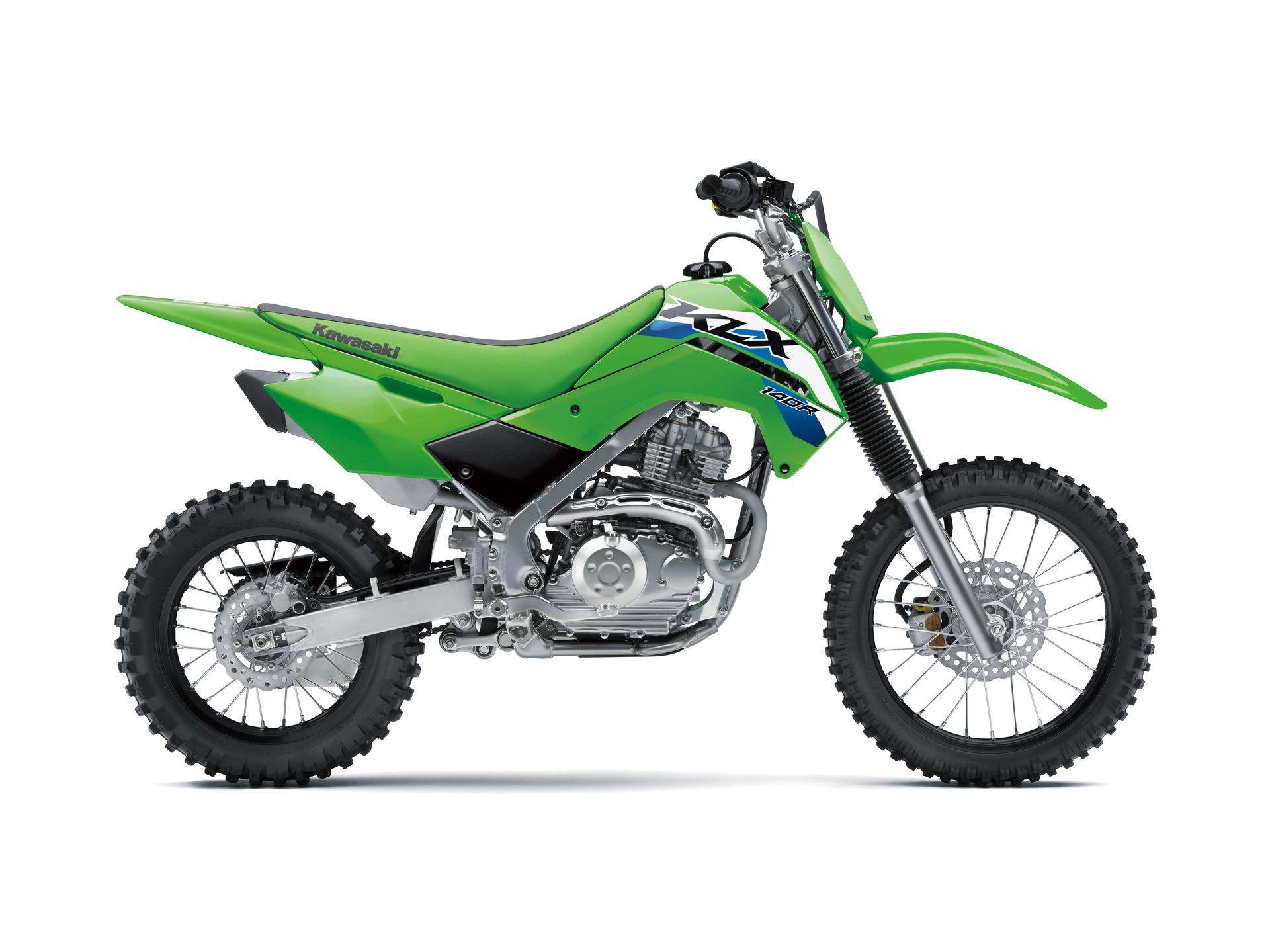 KLX140R 2026 — vista lateral derecha