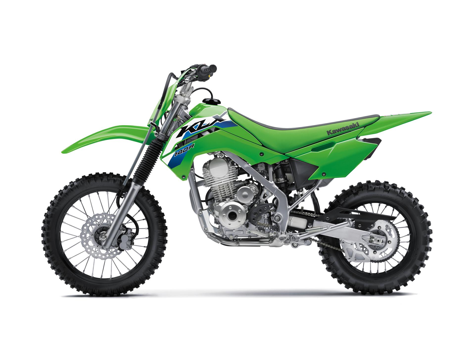 KLX140R 2026 — vista lateral izquierda
