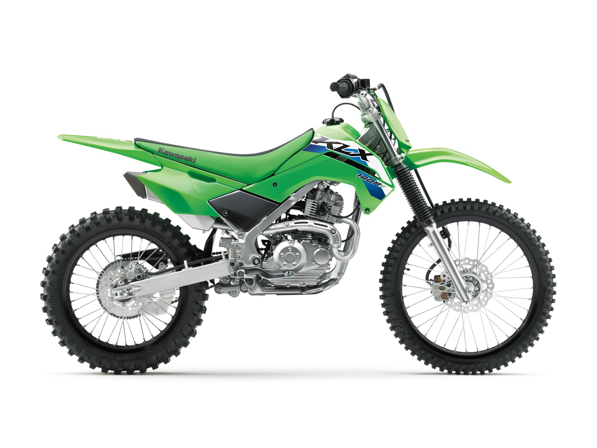 KLX140R F 2026 — vista lateral derecha