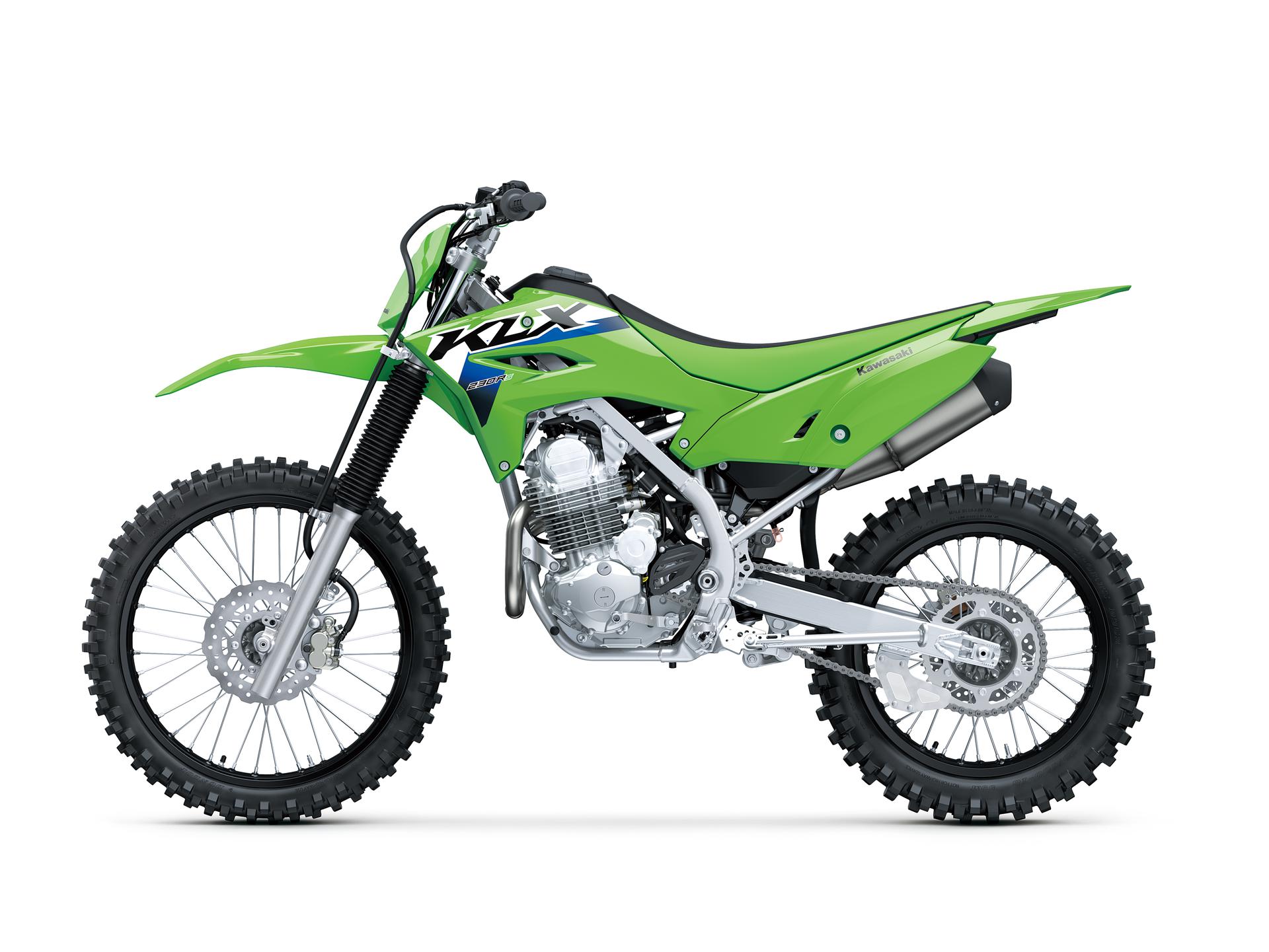KLX230R S 2026 — vista lateral izquierda