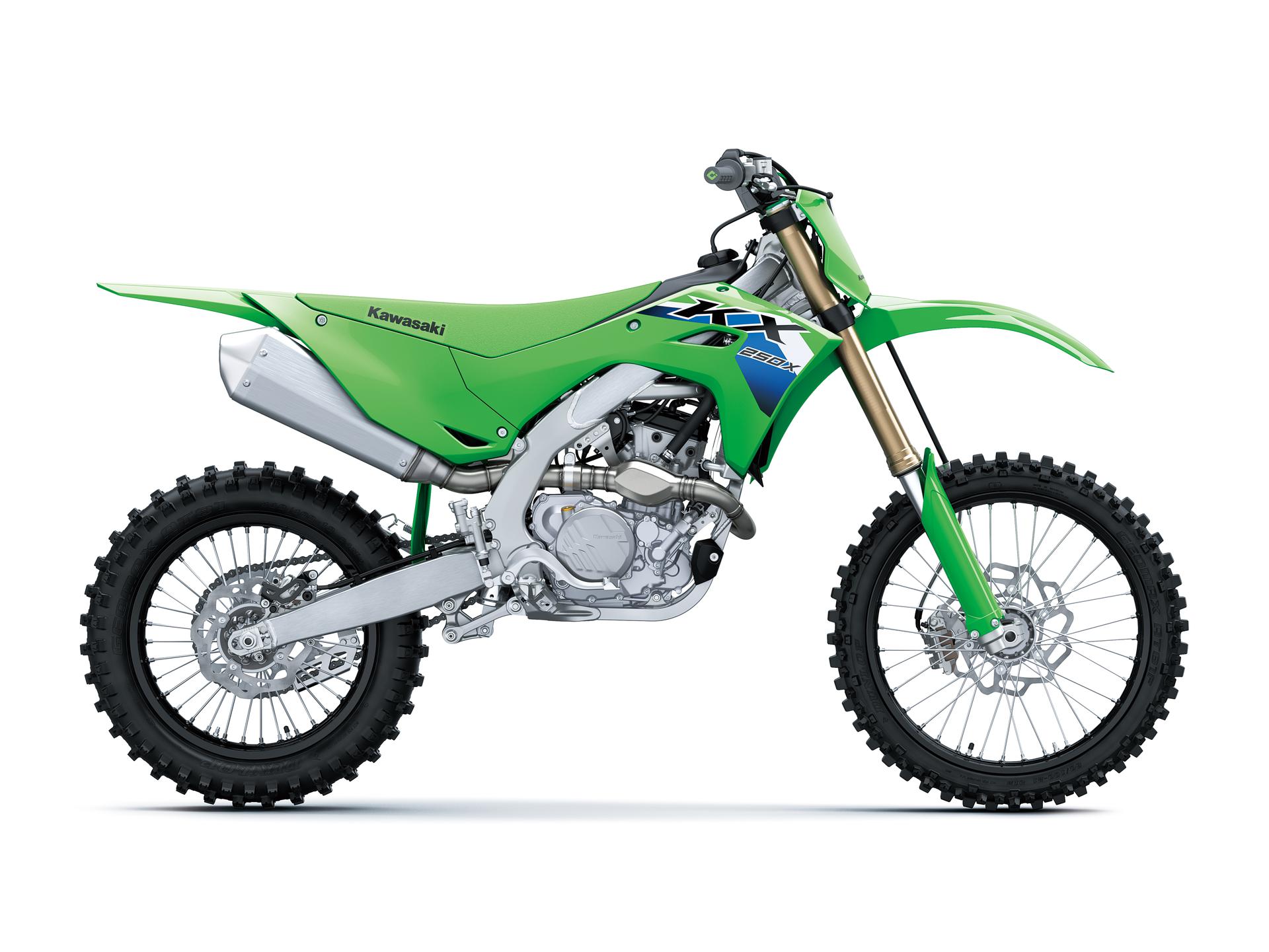 KX250X 2026 — vista lateral derecha