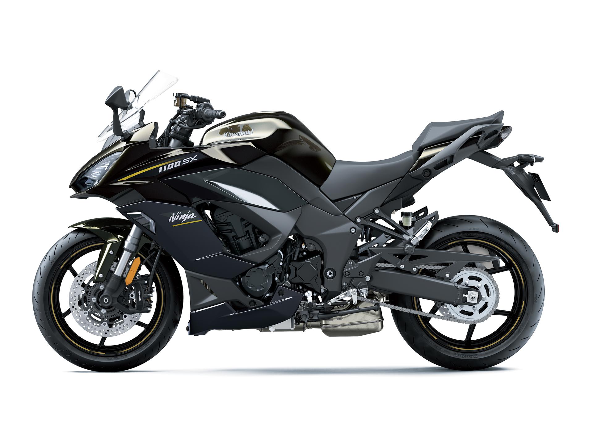 Ninja 1100SX 2025 — vista lateral izquierda