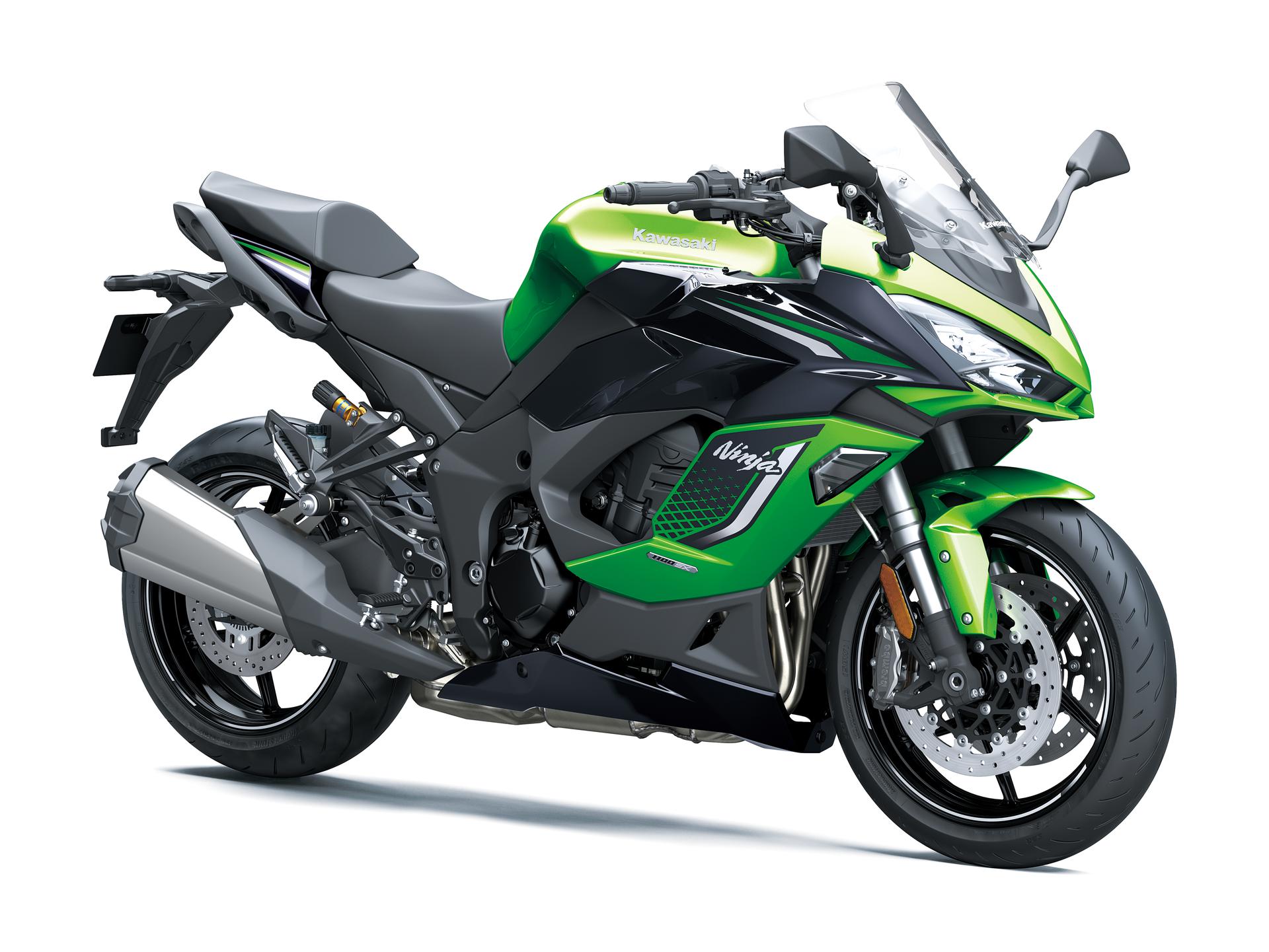 Ninja 1100SX SE 2025 en Emerald Blazed Green