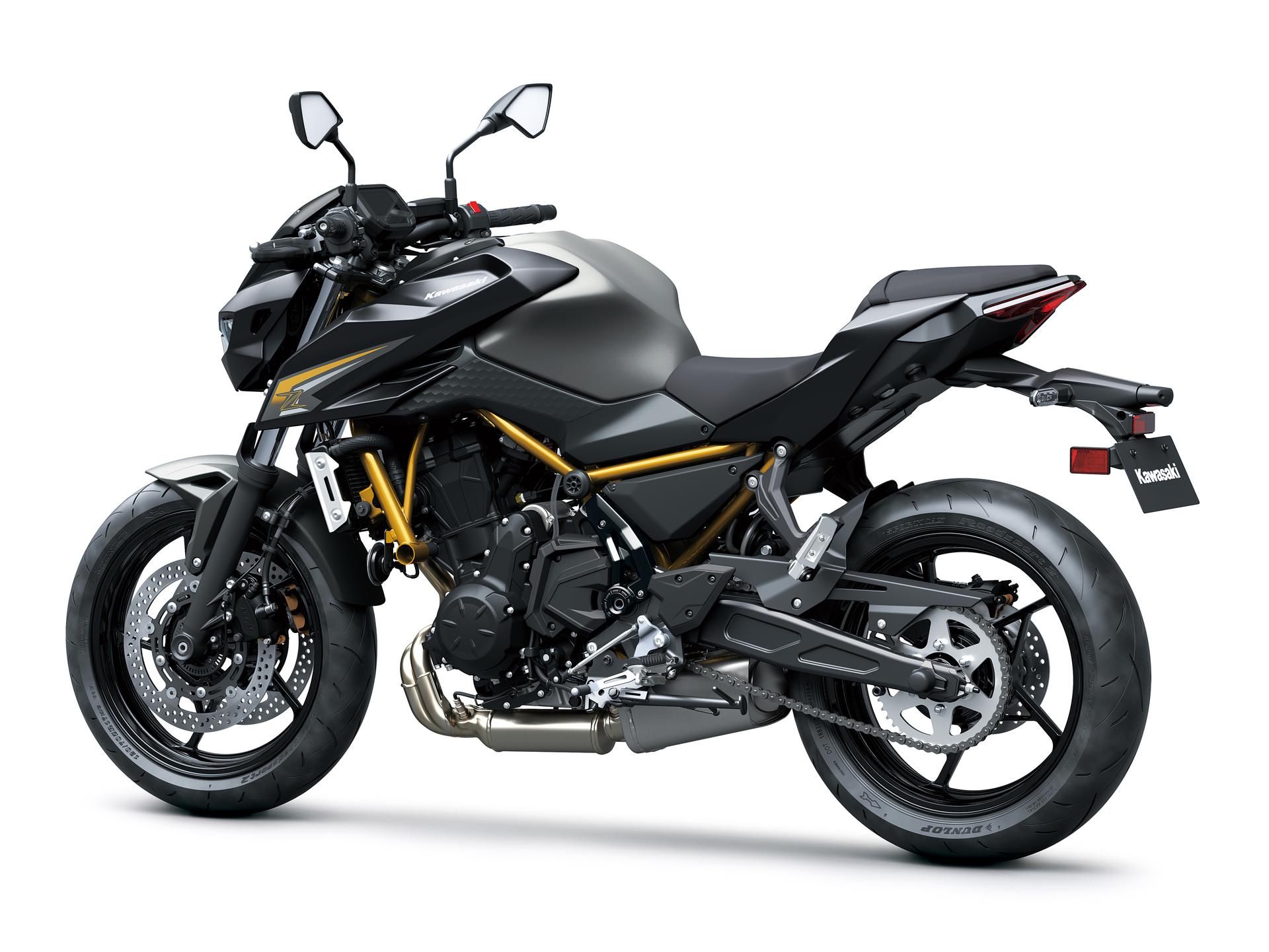 Z650 S 2026 — vista baja delantera