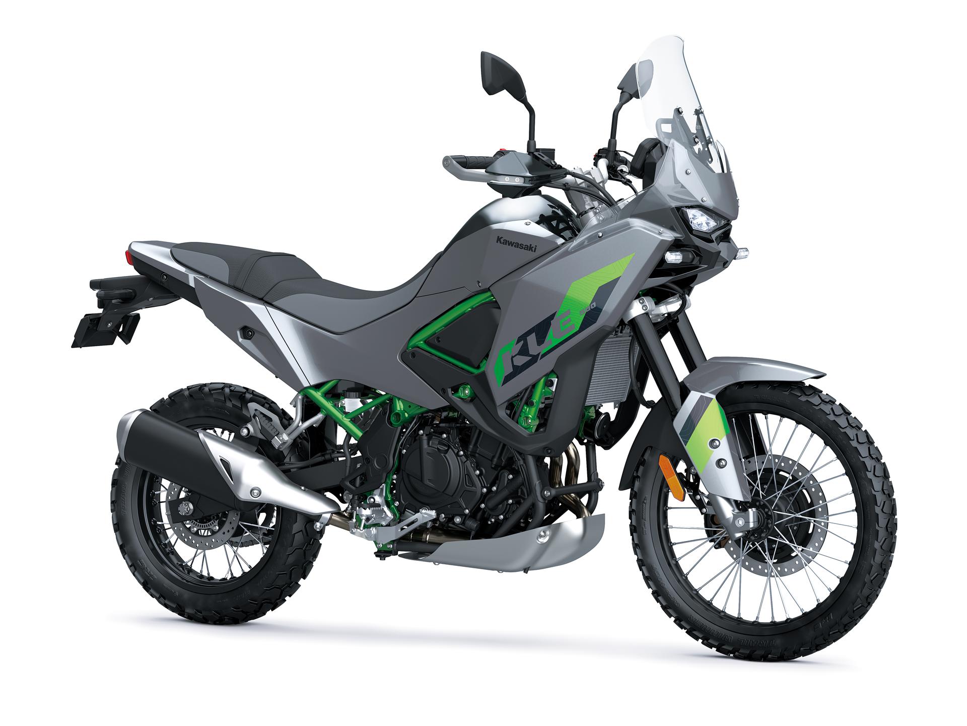 Kawasaki KLE500 SE 2026 en Pearl Storm Gray