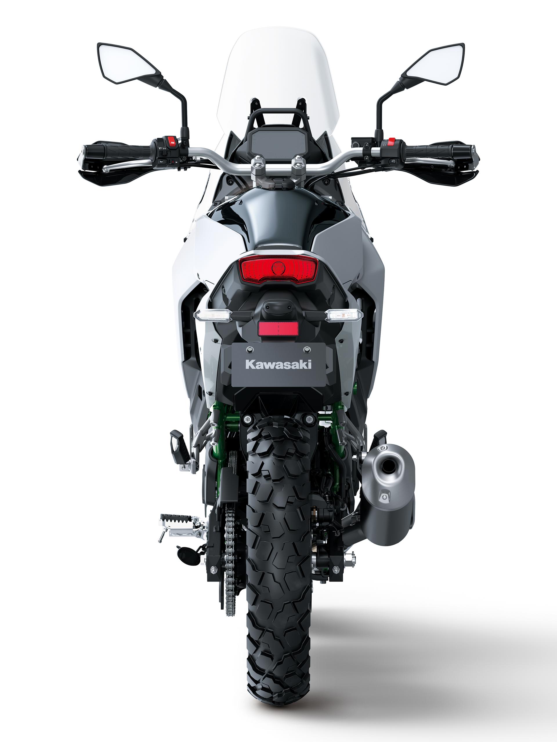 Kawasaki KLE500 SE 2026 — vista frontal