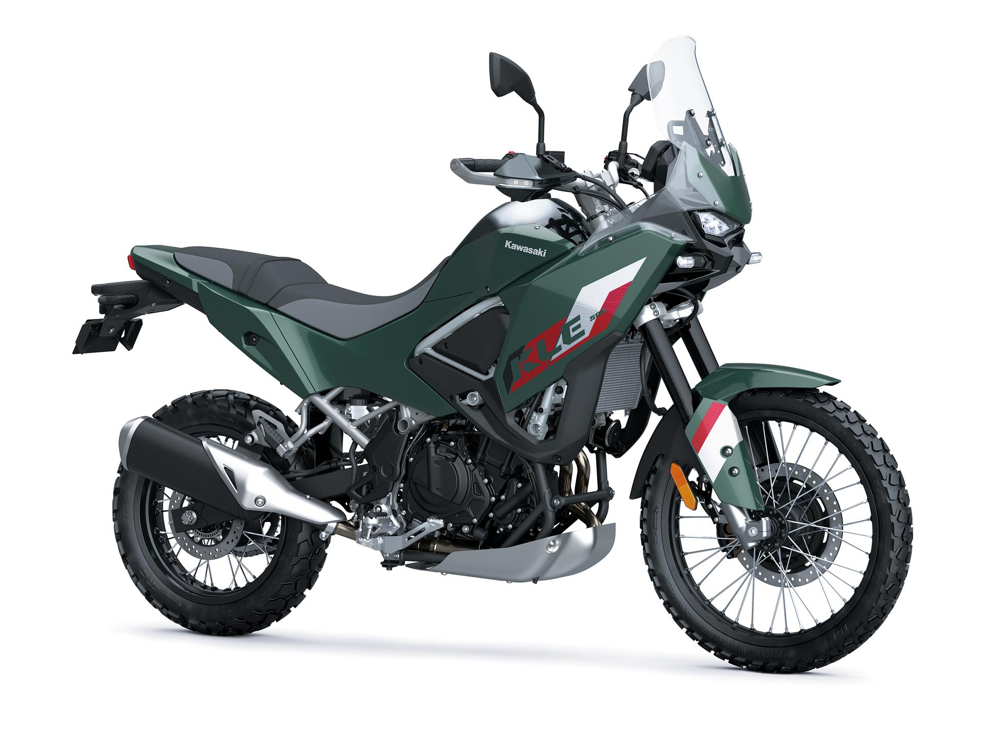 Kawasaki KLE500 SE 2026 en Metallic Bluish Green