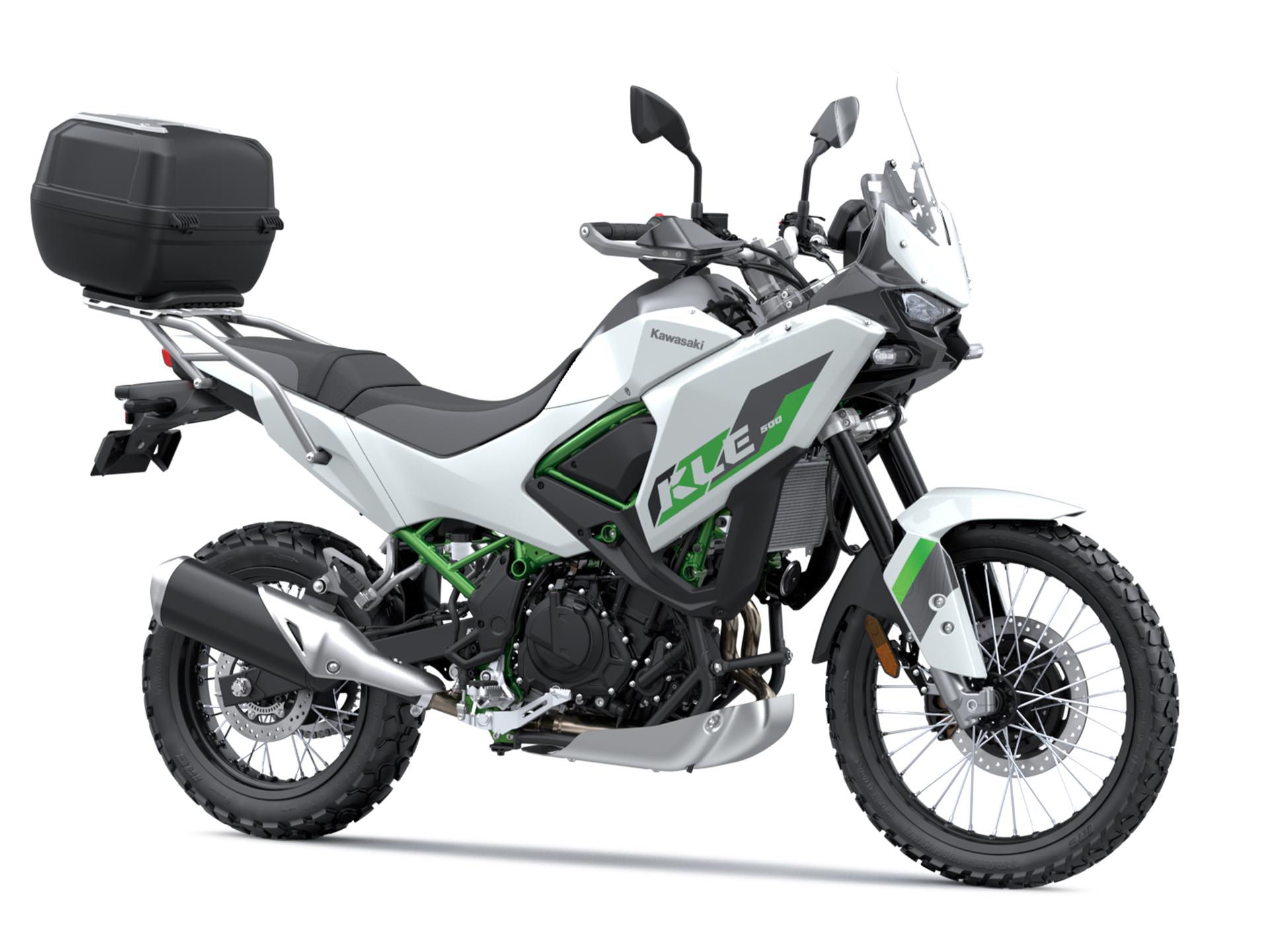 Kawasaki KLE500 SE 2026 en versión Top Case